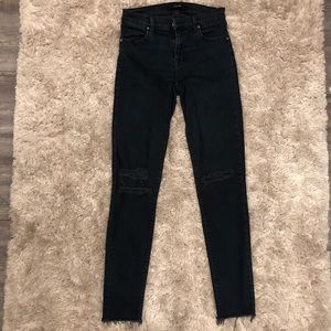 #JBrand Cropped Skinny Ankle, not cropped.